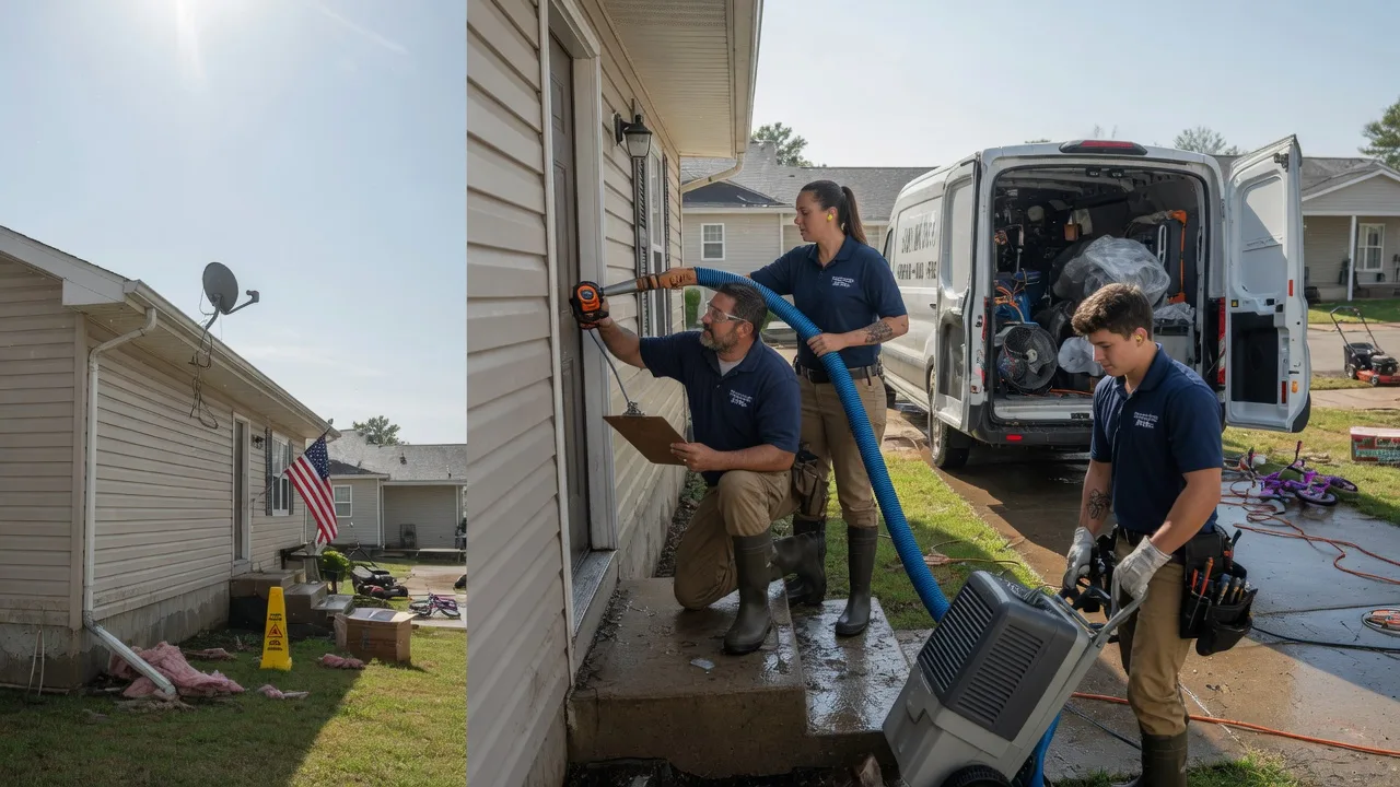 Ceiling Water Damage Restoration in Eminence, KY near me